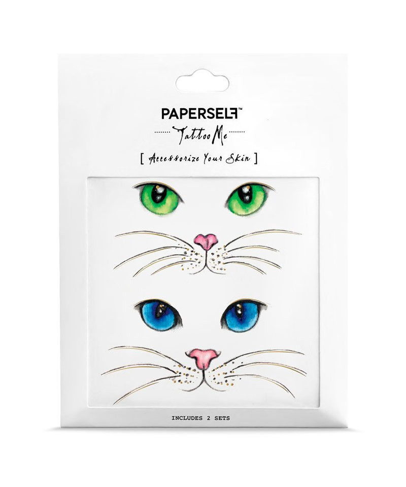 Tatouage Ephemere Yeux De Chats