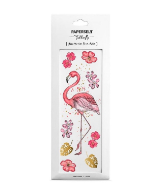 Tatouage éphémère - Flamingo