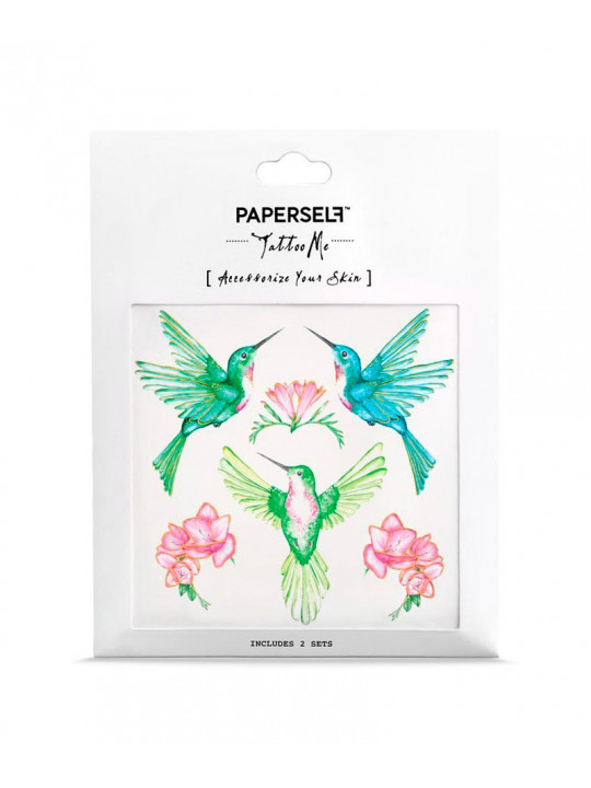 Tatouage éphémère - Hummingbird