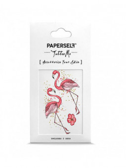 Tatouage éphémère - Mini Flamingo