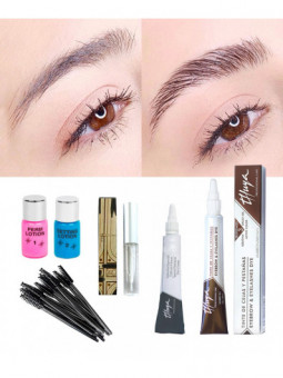 Brow lift kit (rehaussement des sourcils) pour les brunes