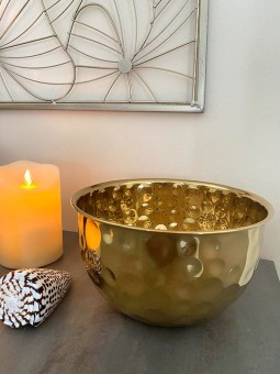 Bol doré pour manucure