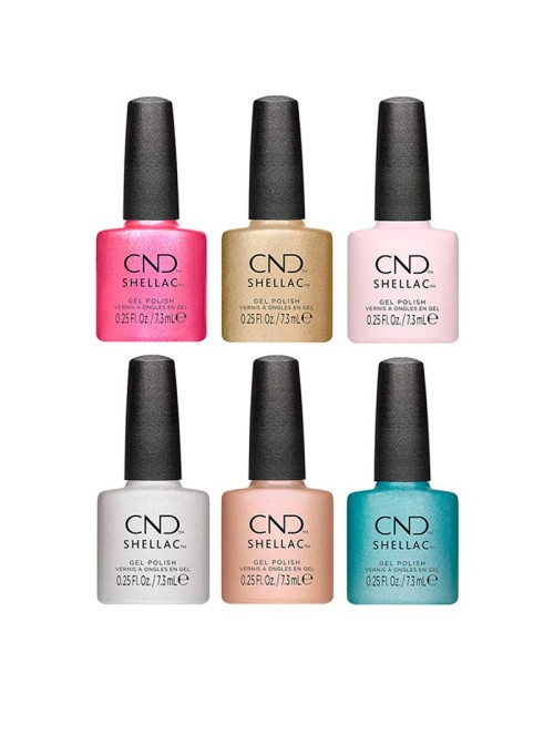 Kit 6 couleurs CND Shellac Quiet Luxury