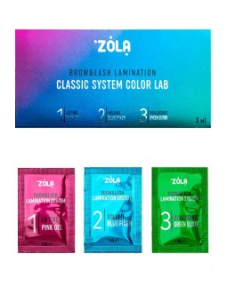 Zola Color Lab set 3 sachets