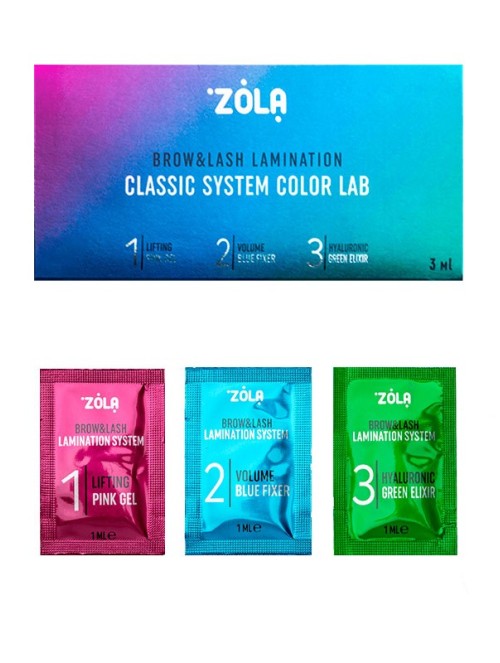 Zola Color Lab set 3 sachets