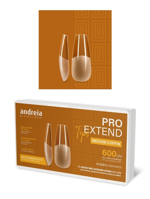 Pro Extend Tips - Medium Coffin