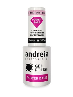 Power Base Andreia - Glitter Soft Pink