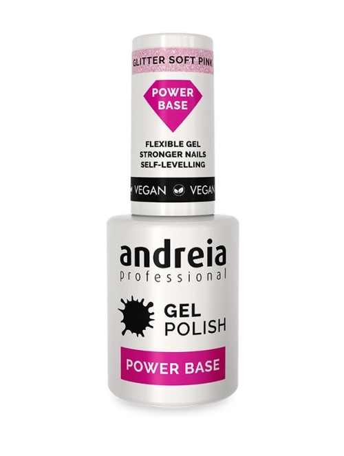 Power Base Andreia - Glitter Soft Pink