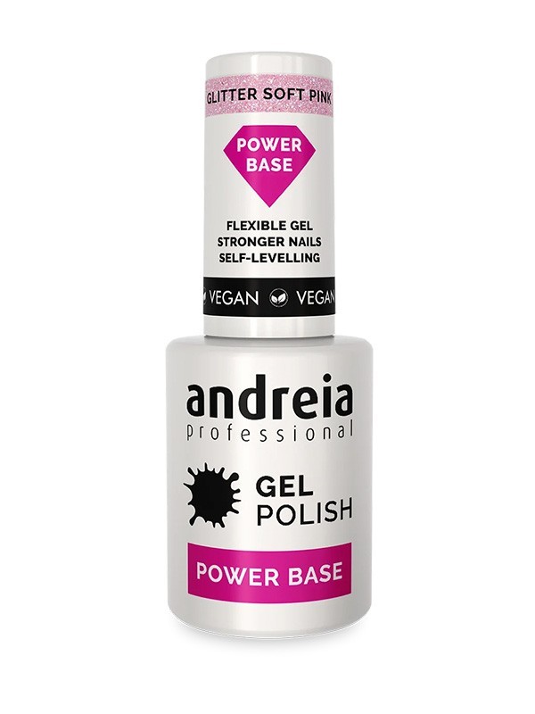 Power Base Andreia - Glitter Soft Pink