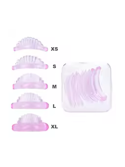 Silicon pads shield "coquillage" glueless