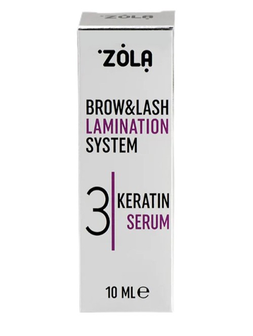 Keratin Serum Zola - étape 3