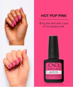 Shellac Hot Pop Pink CND