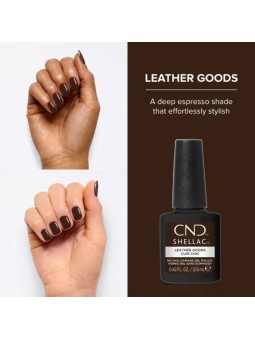 Shellac Leather Goods CND vernis semi permanent