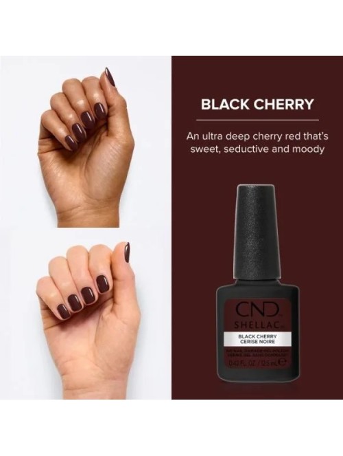 SHELLAC BLACK CHERRY CND