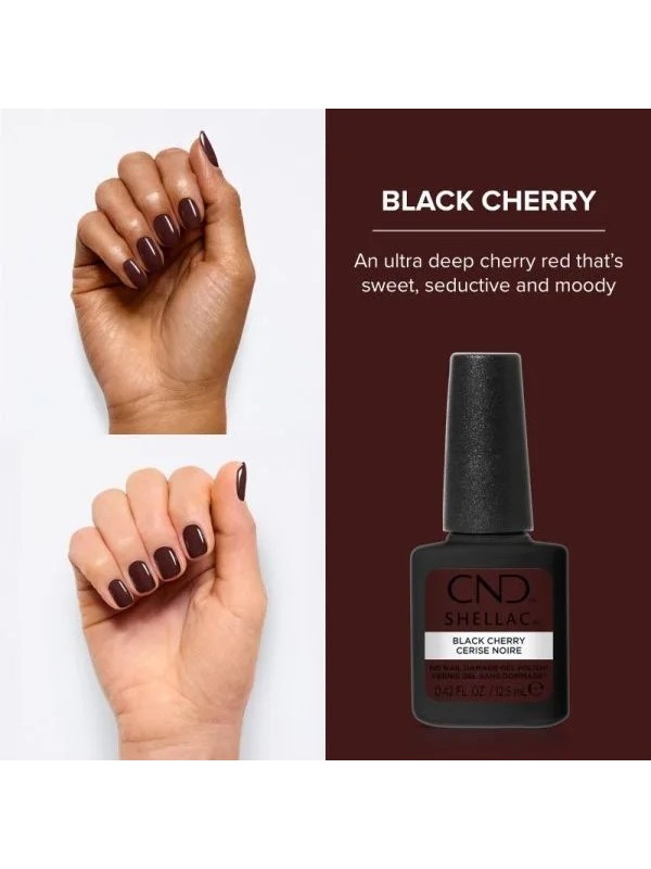 SHELLAC BLACK CHERRY CND