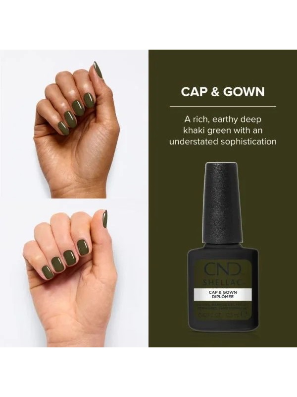 SHELLAC CAP & GOWN